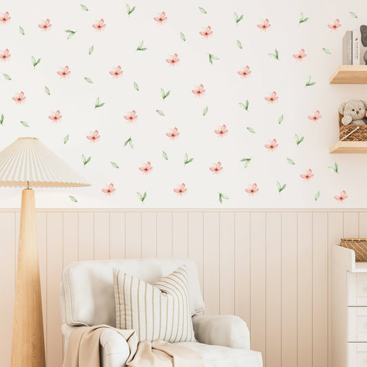 Sticker Rosa Blumen