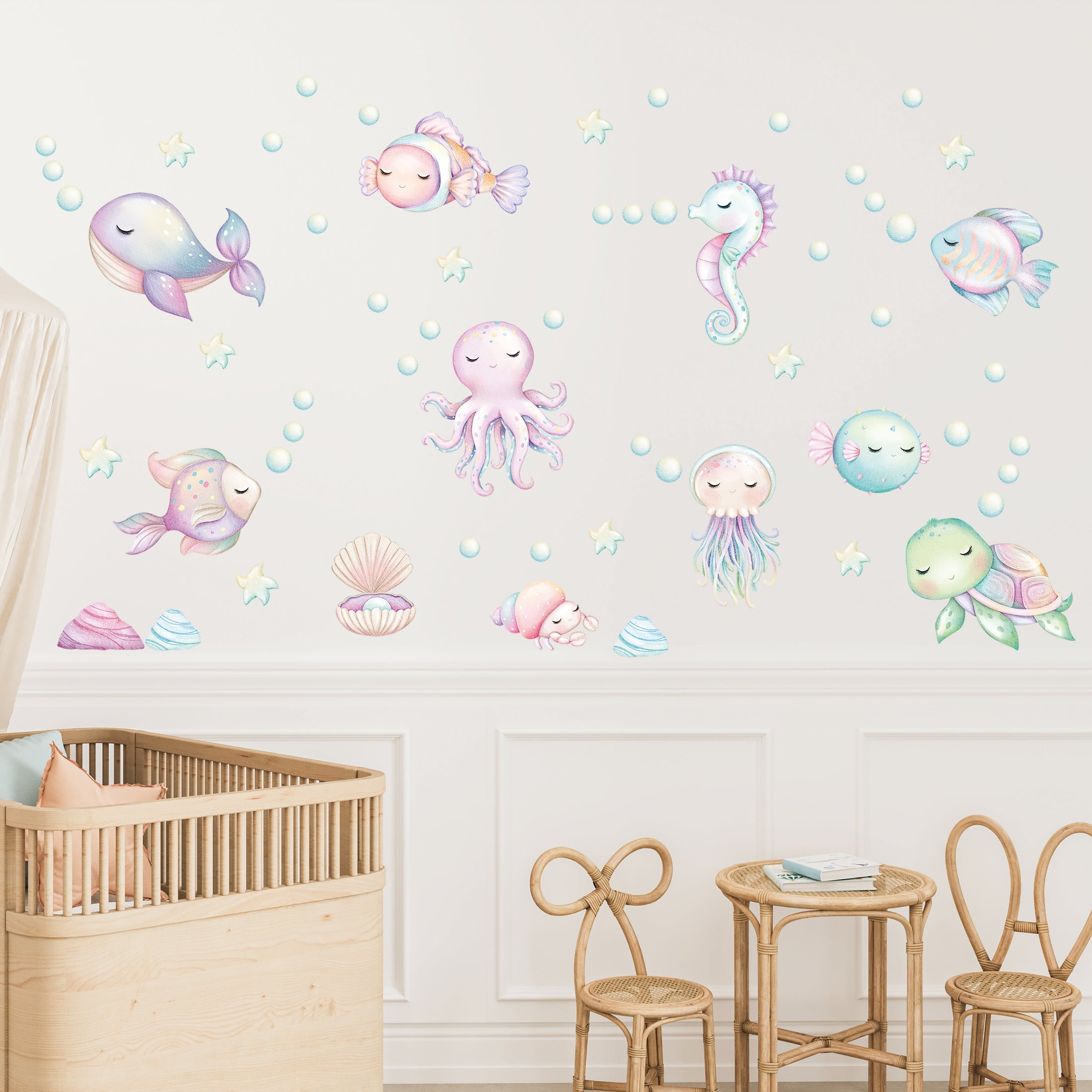 Sticker Ocean Violett