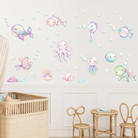 Sticker Ocean Violett